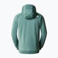 Pánska trekingová mikina The North Face Reaxion Fleece F/Z Hoodie dark sage heather/asphalt grey 5