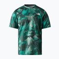 Pánske bežecké tričko The North Face Sunriser SS lichen teal camo s výšivkou