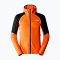Pánska mikina The North Face Bolt Polartec Fleece Hoodie shocking orange/black 5