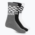 Ponožky pánske Vans Classic Check Crew 3 pary black/white