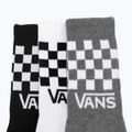 Ponožky pánske Vans Classic Check Crew 3 pary black/white 6