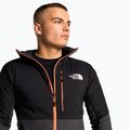 Pánska lyžiarska bunda The North Face Dawn Turn Hybrid Ventrix Hoodie asphalt grey/black/shocking orange 3