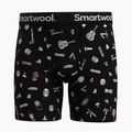 Pánske termo boxerky Smartwool Merino Print Boxer Brief black gone camping 3