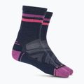 Dámske trekingové ponožky Smartwool Hike Light Cushion Tube Stripe Crew deep navy/power pink