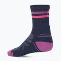 Dámske trekingové ponožky Smartwool Hike Light Cushion Tube Stripe Crew deep navy/power pink 2