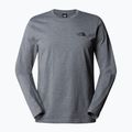 The North Face Simple Dome pánske tričko medium grey heather 5