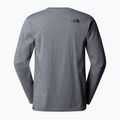 The North Face Simple Dome pánske tričko medium grey heather 6