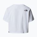 Dámske tričko The North Face Simple Dome Cropped Slim Tee tnf white 5