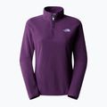 Dámska fleecová mikina The North Face 100 Glacier 1/4 Zip black currant Ppurple