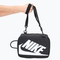Športová taška Malá 8 l čierna/čierna/biela Nike 5