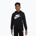 Detská mikina Nike Club Fleece Hoodie black/white 5