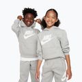 Detská mikina Nike Club Fleece Hoodie dark grey heather/white 4