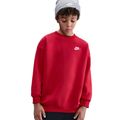 Detská mikina Nike Sportswear Club Fleece university red/white 7
