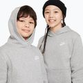Detská mikina Nike Sportswear Club Fleece dark grey heather/white 4