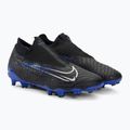 Kopačky Nike Phantom GX Academy DF FG/MG black/chrome/hyper royal 4