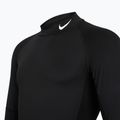 Pánske tréningové tričko longsleeve Nike Pro Dri-Fit Mock-Neck black/white 8