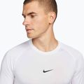 Pánske tréningové tričko longsleeve Nike Pro Dri-Fit Tight Fitness white/black 4