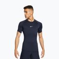 Pánske tréningové tričko Nike Pro Dri-Fit Tight SS Fitness obsidian/white