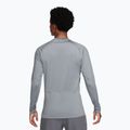 Pánske tréningové tričko longsleeve Nike Pro Warm smoke grey/black 2