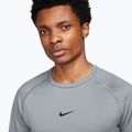 Pánske tréningové tričko longsleeve Nike Pro Warm smoke grey/black 4