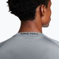 Pánske tréningové tričko longsleeve Nike Pro Warm smoke grey/black 5