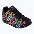 Dámska obuv SKECHERS JGoldcrown Uno Highlight Love black/multicolor 8