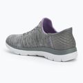 Dámska obuv SKECHERS Summits Dazzling Haze gray/mint 3