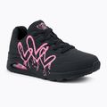 Dámske topánky SKECHERS Uno Dripping In Love black/pink