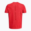 Pánske tréningové tričko Under Armour Seamless Grid beta/dark maroon 5