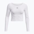 Dámske tréningové tričko s dlhým rukávom Under Armour Train Seamless white/black 3