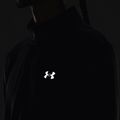 Pánske bežecké tričko Under Armour Seamless Stride 1/4 Zip black/reflective 6