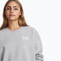 Dámska mikina Under Armour Icon Fleece Crew mod grey light heather/white 5