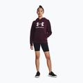 Dámska tréningová mikina Under Armour Rival Fleece Big Logo dark maroon/white 2