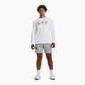 Pánske tréningové šortky Under Armour Unstoppable Fleece mod gray/black 2