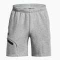 Pánske tréningové šortky Under Armour Unstoppable Fleece mod gray/black 5