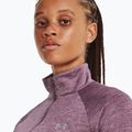 Dámska mikina Under Armour Tech 1/2 Zip - Twist misty purple/fresh orchid/metallic silver 3