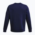 Pánska mikina Under Armour Essential Fleece Crew midnight navy/white 2