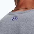 Pánske tričko Under Armour Big Logo Fill steel light heather/black/royal 4