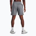 Pánske šortky Under Armour Icon Fleece Pitch gray medium heather/white 3