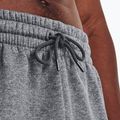 Pánske šortky Under Armour Icon Fleece Pitch gray medium heather/white 4