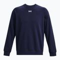 Pánska mikina Under Armour Rival Fleece Crew midnight navy/white 5