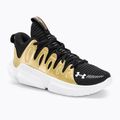 Dámska basketbalová obuv Under Armour W Flow Breakthru 4 black/metallic gold/white