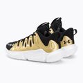 Dámska basketbalová obuv Under Armour W Flow Breakthru 4 black/metallic gold/white 3