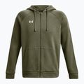 Pánska mikina Under Armour Rival Fleece FZ Hoodie navy dd green/white 5