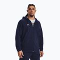 Pánska tréningová mikina Under Armour Rival Fleece FZ midnight navy/white