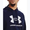 Pánska mikina Under Armour Rival Fleece Logo HD midnight navy/white 4