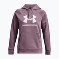 Dámska tréningová mikina Under Armour Rival Fleece Big Logo misty purple/white 5