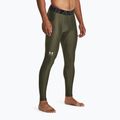 Men's training leggings Under Armour HeatGear marine from green/white