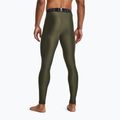 Men's training leggings Under Armour HeatGear marine from green/white 3