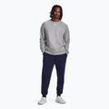 Pánska mikina Under Armour Rival Fleece Crew castlerock light heather/white 2